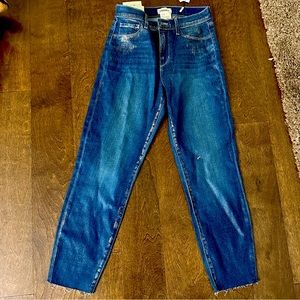 L'AGENCE EI Matador French Slim Metallic Crop Skinny Jeans. NWT. Size 25.